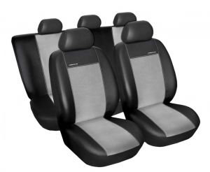 Autopotahy Audi A4 B5 AVANT kombi, od r. 1994-2001, Eco kůže + alcantara šedé