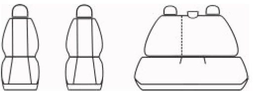 Autopotahy Dacia DUSTER I,od r.2010-2013, dělené zadní opěradlo, ELEGANCE ALCANTARA černé