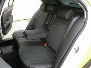 Autopotahy kožené KIA RIO III, od r. 2011, kůže a alcantara