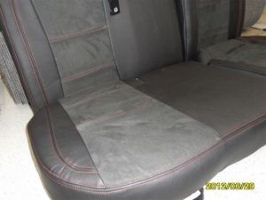 Autopotahy kožené MAZDA 3 II, sedan, od r. 2009, kůže a alcantara