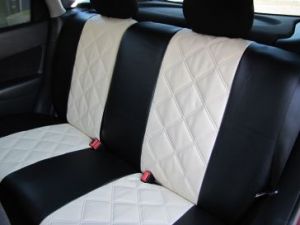 Autopotahy Ford C- MAX I, od r. 2003-2010, 5 míst, kožené EMBOSSY šedé