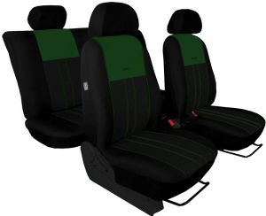 Autopotahy Škoda Octavia I, Tuning Duo, dělené zadní sedadla, zelenočerné