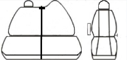 Autopotahy RENAULT MASTER IV,dělené dvojopěradlo a sedadlo, od r.2010, Dynamic žakar tmavý Vyrobeno v EU