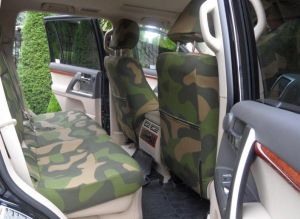 Autopotahy TOYOTA LAND CRUISER V8, 5 míst, MODEL 2016, ARMY styl