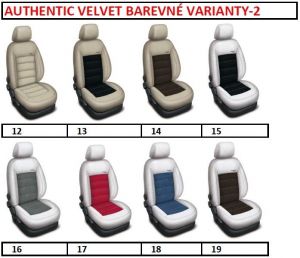 Autopotahy RENAULT TRAFIC PASSENGER, 6 míst, AUTHENTIC VELVET černočervené