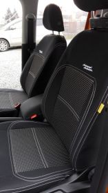Autopotahy Volkswagen CADDY III, 5 míst, od r. 2003, AUTHENTIC DOBLO, žakar Audi