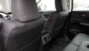 Autopotahy HONDA CR-V IV, od r. 2012, AUTHENTIC LEATHER, černé