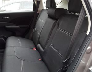 Autopotahy HONDA CR-V IV, od r. 2012, AUTHENTIC LEATHER, černé