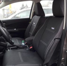 Autopotahy HONDA CR-V IV, od r. 2012, AUTHENTIC LEATHER, černé