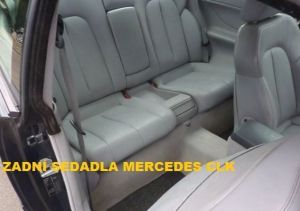 Autopotahy MERCEDES CLK W208 před a po FL, od r. 1997-2002, AUTHENTIC DOBLO, žakar červený