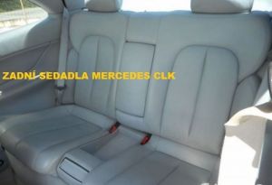 Autopotahy MERCEDES CLK W208 před a po FL, od r. 1997-2002, AUTHENTIC VELVET černé