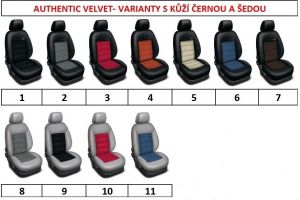 Autopotahy OPEL ZAFIRA C TOURER, 7 míst. od r. 2011, AUTHENTIC VELVET černomodrý