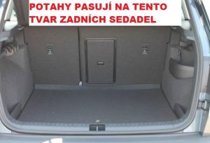 Autopotahy ŠKODA KAROQ, DĚLENÉ ZADNÍ OPĚRADLO,SE ZADNÍ LOKETNÍ OPĚRKOU, šedočerné