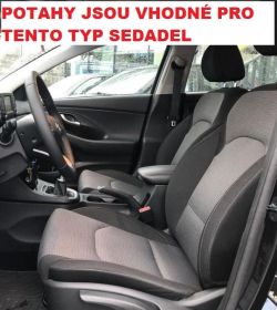Autopotahy HYUNDAI i 30, III, TYP PD, se zadní loketní opěrkou, od r. 2017, VIP šedé