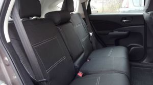 Autopotahy HONDA CR-V IV, od r. 2012, AUTHENTIC LEATHER, černé