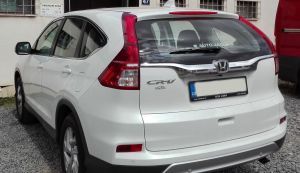 Autopotahy HONDA CR-V IV, od r. 2012, AUTHENTIC LEATHER, černobílé