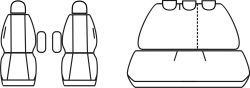 Autopotahy Citroen C3 I, od r. 2002-2009, 5 dveř, Dynamic grafit