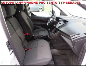 Autopotahy FORD CONNECT II, 3 místa, od r. 2014, černé