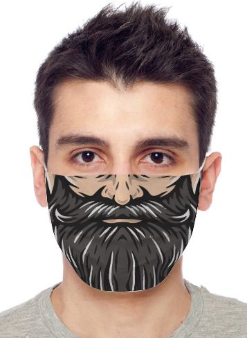 Ochranná ROUŠKA s potiskem 32D BRADA