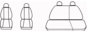 Autopotahy Seat Cordoba II, od r. 2002-2011, prolis