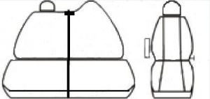 Autopotahy Opel Movano B, 3 místa, dělené dvojopěradlo a sedadlo, od r. 2010, prolis