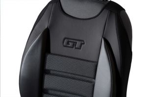 Ergonomický potah na 1 sedadlo GT ERGONOMIC LEATHER, černé