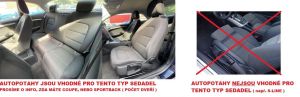 Autopotahy AUDI A5 8T SPORTBACK, COUPE, od r. 2007-2016, AUTHENTIC DOBLO, žakar červený