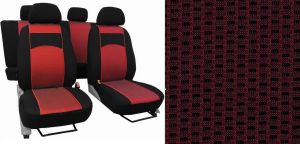 Autopotahy FORD S-MAX II GENERACE, od r. 2015, 5 míst, VIP červené
