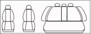 Autopotahy BMW 3, E-46, LIMUZINA, od r. 1998-2007, AUTHENTIC LEATHER černé