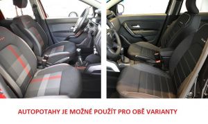 Autopotahy DACIA DUSTER II FACELIFT, od r. 2021, grafit