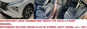 Autopotahy MITSUBISHI ECLIPSE CROSS PLUG IN HYBRID, 2021-, AUTHENTIC DOBLO, žakar modrý