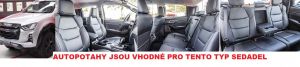 Autopotahy ISUZU D-MAX III RG, od r. 2020, AUTHENTIC DOBLO, žakar audi