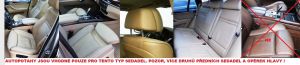 Autopotahy BMW X5 II E70, od r. 2007-2012, AUTHENTIC DOBLO, žakar audi