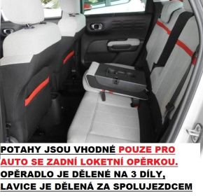 Autopotahy CITROEN C3 AIRCROSS, se zadní loketní opěrkou, od r. 2017, ROYAL-1