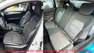 Autopotahy RENAULT ARKANA, bez zadní loketní opěrky, od r. 2021, AUTHENTIC VELVET červený