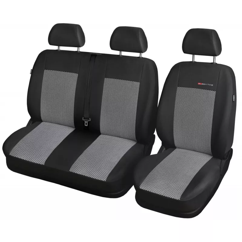 Autopotahy OPEL VIVARO III (C), 3 místa, od r. 2019, šedo černé