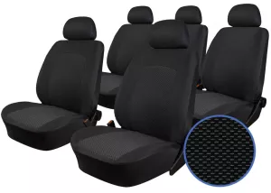 Autopotahy TOYOTA PROACE CITY, 5 SAMOSTATNÝCH SEDAČEK, od r. 2018, Dynamic žakar tmavý