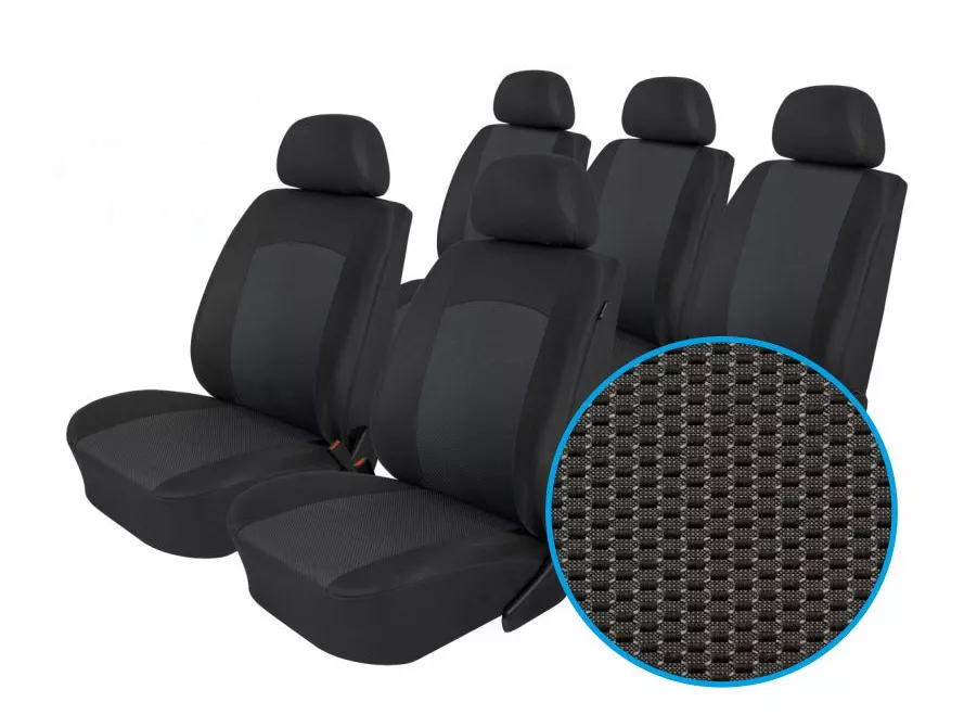 Autopotahy TOYOTA PROACE CITY, 5 SAMOSTATNÝCH SEDAČEK, od r. 2018, Dynamic grafit
