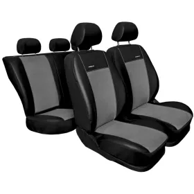 Autopotahy Renault Clio III, od r. 2005, Eco kůže + alcantara šedé Vyrobeno v EU