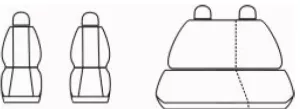 Autopotahy Seat Cordoba II SPORT, od r. 2002-2011, antracit Vyrobeno v EU