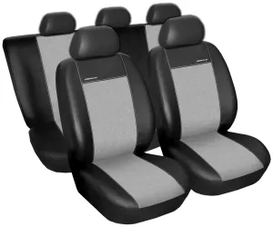 Autopotahy Seat Cordoba II SPORT, od r. 2002-2011, Eco kůže + alcantara šedé