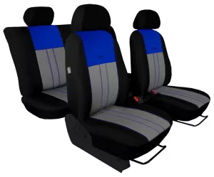 Autopotahy DUO TUNING modrošedé
