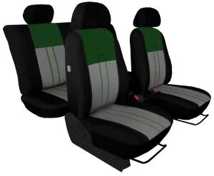 Autopotahy Ford C- MAX I, od r. 2003-2010, 5 míst, DUO TUNING zelenošedé
