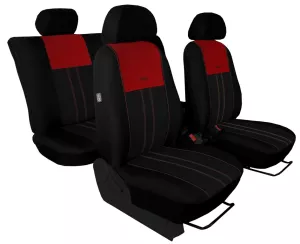 Autopotahy Ford C- MAX I, od r. 2003-2010, 5 míst, DUO TUNING vínovočerné