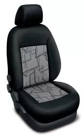 Autopotahy KIA RIO II, od 2005-2011,dělené zad. opěradlo, AUTHENTIC PREMIUM, Matrix šedý