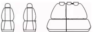 Autopotahy HYUNDAI i20 I, od r. v. 2008-2014, DUO modro šedé