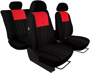 Autopotahy CITROEN C4 CACTUS, od r. 2014, DUO černo červené