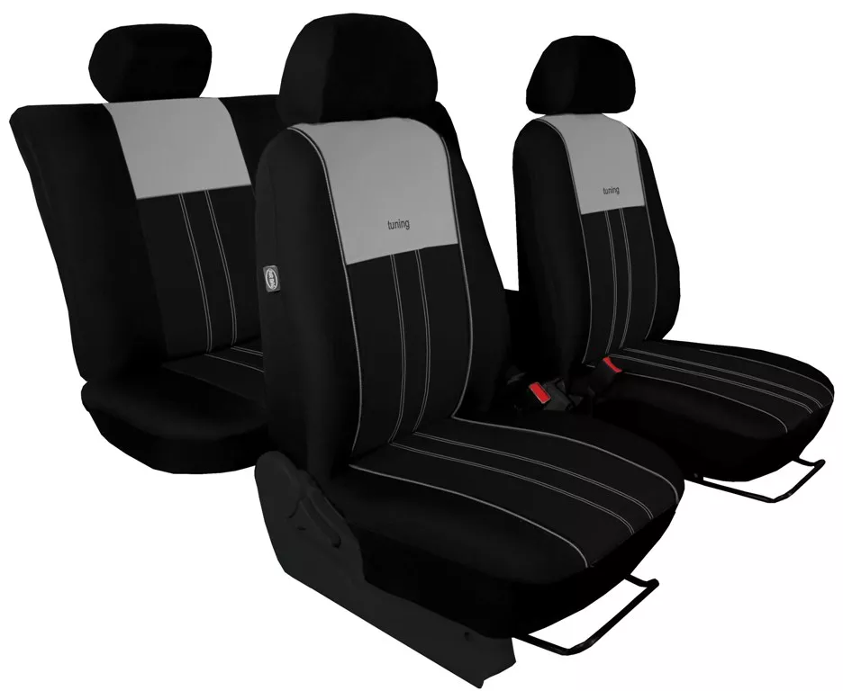 Autopotahy CITROEN C4 CACTUS, od r. 2014, DUO černo stříbrné