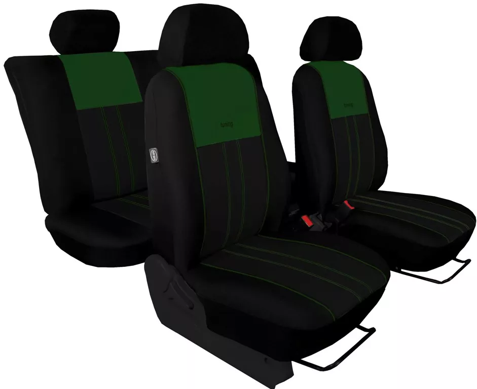 Autopotahy CITROEN C4 CACTUS, od r. 2014, DUO černo zelené