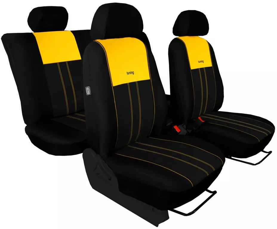 Autopotahy CITROEN C4 CACTUS, od r. 2014, DUO černo žluté